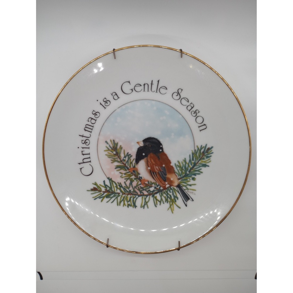 Abbey Press 1979 Limited Edition Plate The Gentle Season Crystal Collins Bird